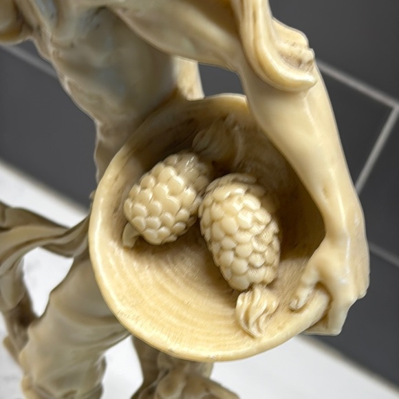 Vintage Tan Accent Sculpture with Organic Flow - Picture 9 of 9